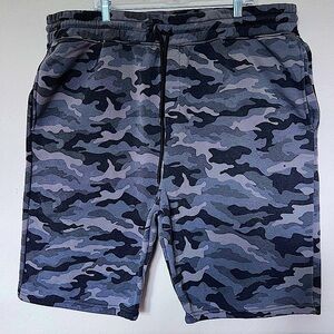 Brooklyn Cloth Mfg Co Men’s Gray 3XL Camouflage Athletic Shorts